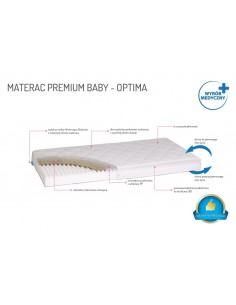 Materac z matą lniano – konopną Premium Baby – Optima – Sklep Badum 2