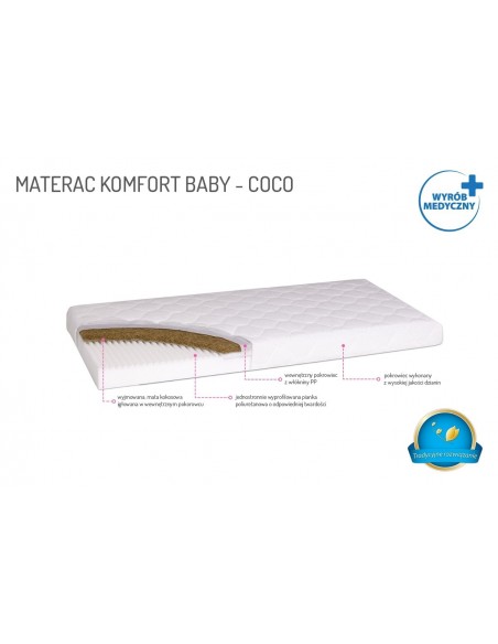 MATERAC KOMFORT BABY - COCO