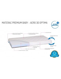 Przewiewny materac Premium Baby – Aero 3D Optima – Sklep Badum 2