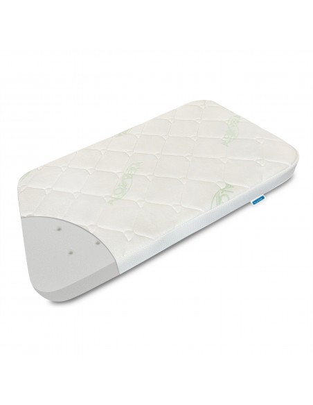 Chicco Next2Me cot foam mattress 82x50 cm Pokrowiec Aloe Vera Membrana paroprzepuszczalna Bez membrany paroprzepuszczalnej Grubo 6 cm