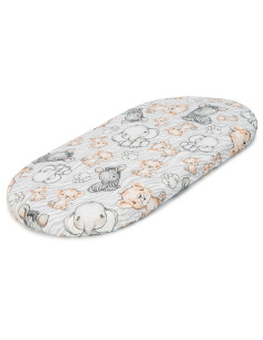 Prześcieradło bawełniane z gumką  120x60 2