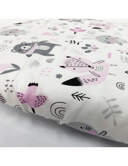 Funda de almohada con fuelle de algodón 60x36